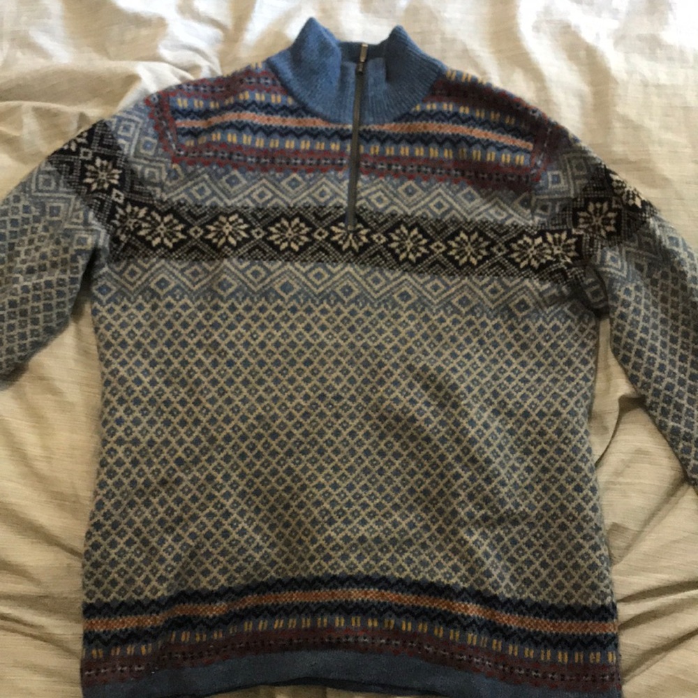 1/4 zip Wool Sweater